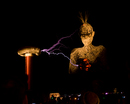 only at burning man:  using a tesla coil to re-light the propane fire in the still red-hot hands of your 30-foot tall sculpture of twisted metal